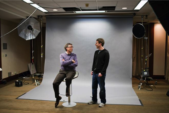 Билл Гейтс и Марк Цукерберг. Фото: Facebook Цукерберга.