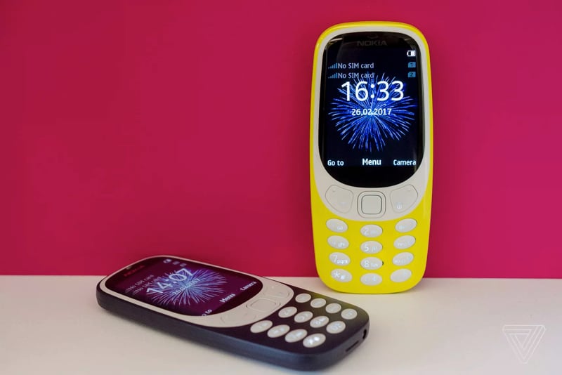 Nokia 3310. Фото: The Verge