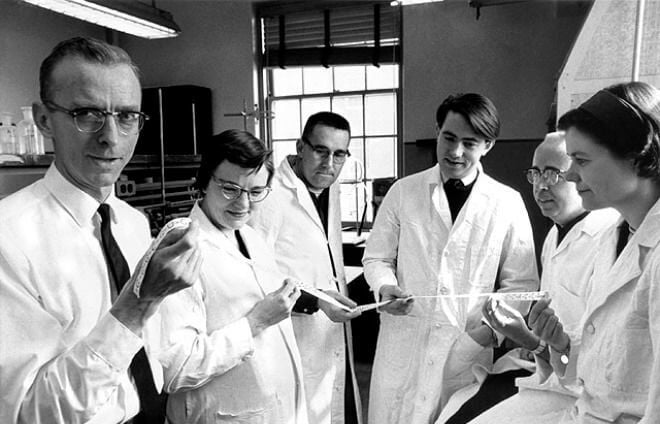 The group of researchers who figured out the molecular structure of RNA. Flickr, marsdd