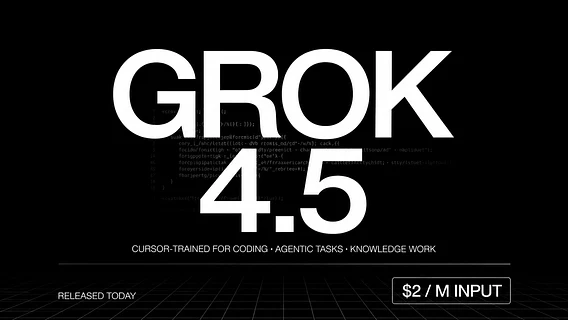 Маск представил Grok 4.5 — кодинг-модель вдвое дешевле конкурентов