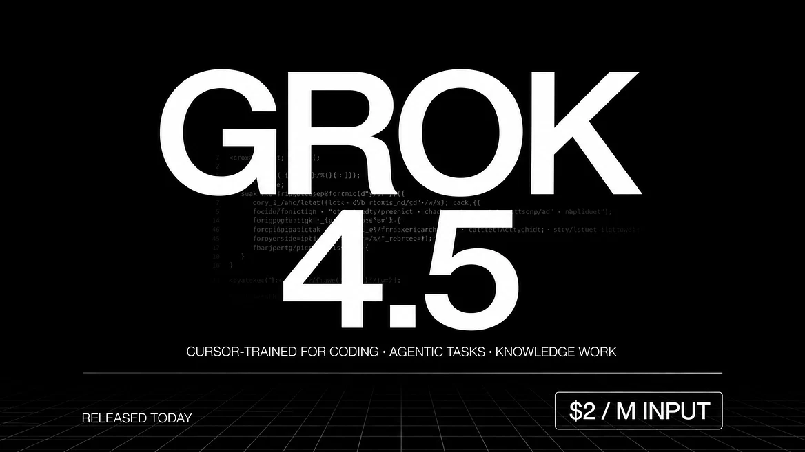 Маск представил Grok 4.5 — кодинг-модель вдвое дешевле конкурентов
