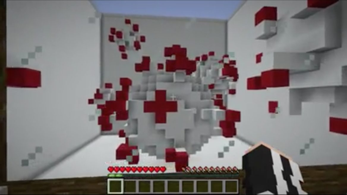 Геймер построил в Minecraft музей главных событий 2020 года