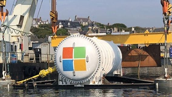 Microsoft на 5 лет «затопила» дата-центр у берегов Шотландии 