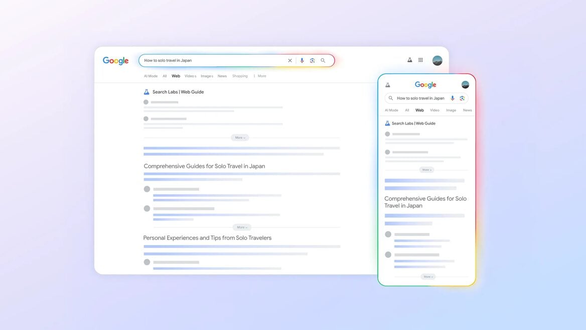 Google дадала ШІ-сартыроўку спасылак у пошуку — цяпер яны па тэмах