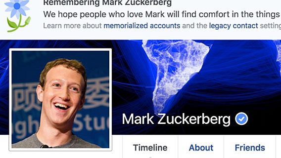 Facebook «похоронил» Цукерберга и многих других пользователей соцсети 
