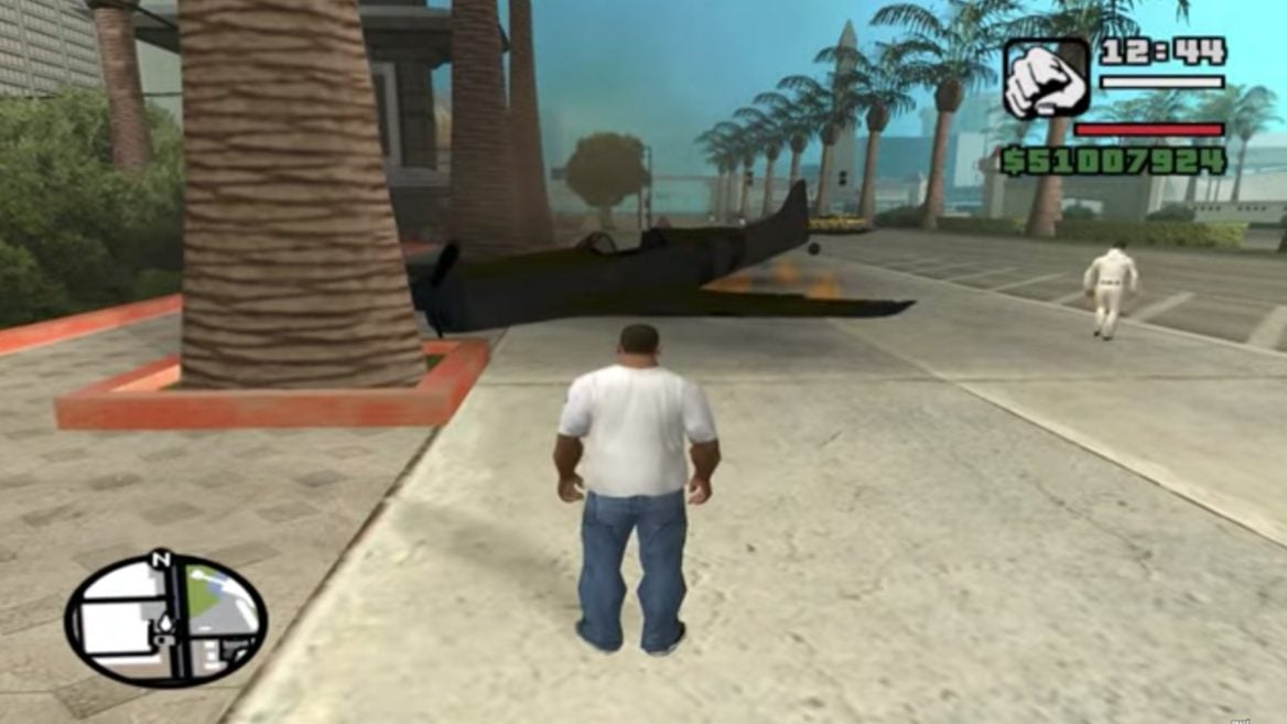 Разработчик GTA: San Andreas объяснил почему в игре постоянно падают самолеты
