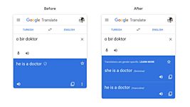 Нет дискриминации: Google Translate будет предлагать переводы сразу в мужском и женском роде 