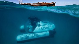 Uber запускает сервис подводного такси ScUber 