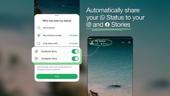 WhatsApp получил интеграцию аккаунтов с Facebook и Instagram