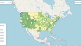 Появилась интерактивная карта с зарплатами разработчиков по США