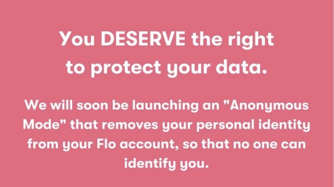 Flo добавит в приложение анонимный режим — ответ на запрет абортов в США