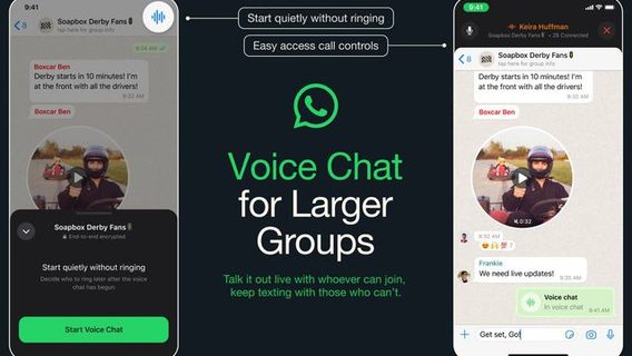 WhatsApp запустил голосовые чаты, как в Discord и Telegram