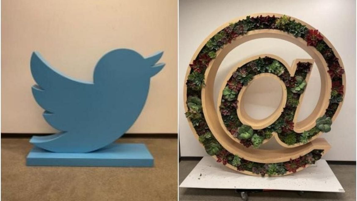 Twitter продает на аукционе офисное оборудование