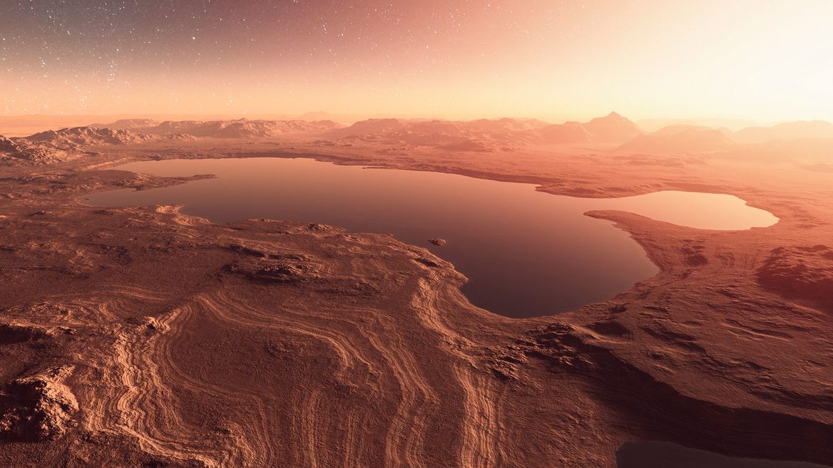Ученые нашли на Марсе следы береговой линии на месте древнего океана