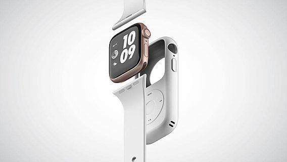 Концептуальный чехол для Apple Watch «превращает» часы в iPod 
