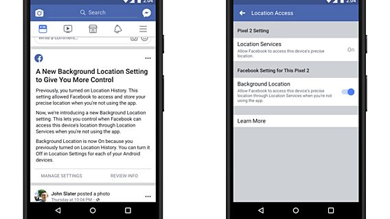 Facebook разрешила блокировать отслеживание местоположения в фоновом режиме на Android 