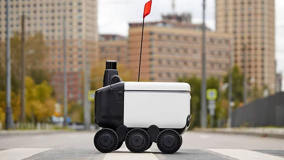 Робаты выявіліся ў 2-3 разы таннейшымі за жывых кур'ераў