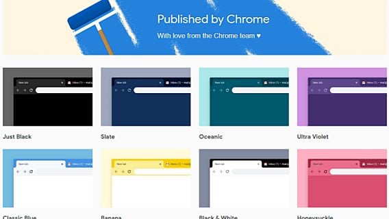 Сразу 14. Google впервые выпустила «официальные» темы для Chrome 