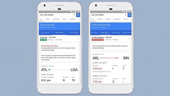 «Самолётный» сервис Google научили предсказывать задержки рейсов 