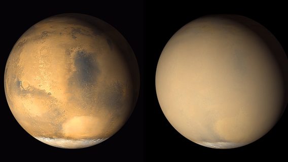‎‎«‎Джеймс Уэбб»‎ показал первые снимки Марса