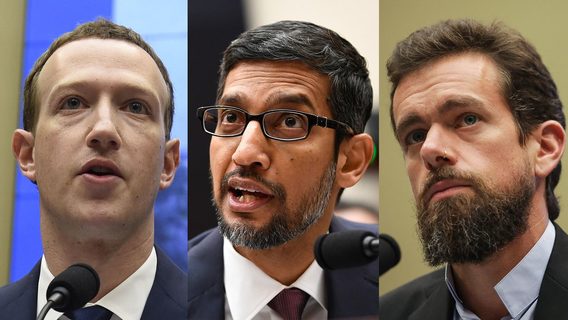 Facebook, Google и Twitter снова ответят перед Конгрессом за модерацию