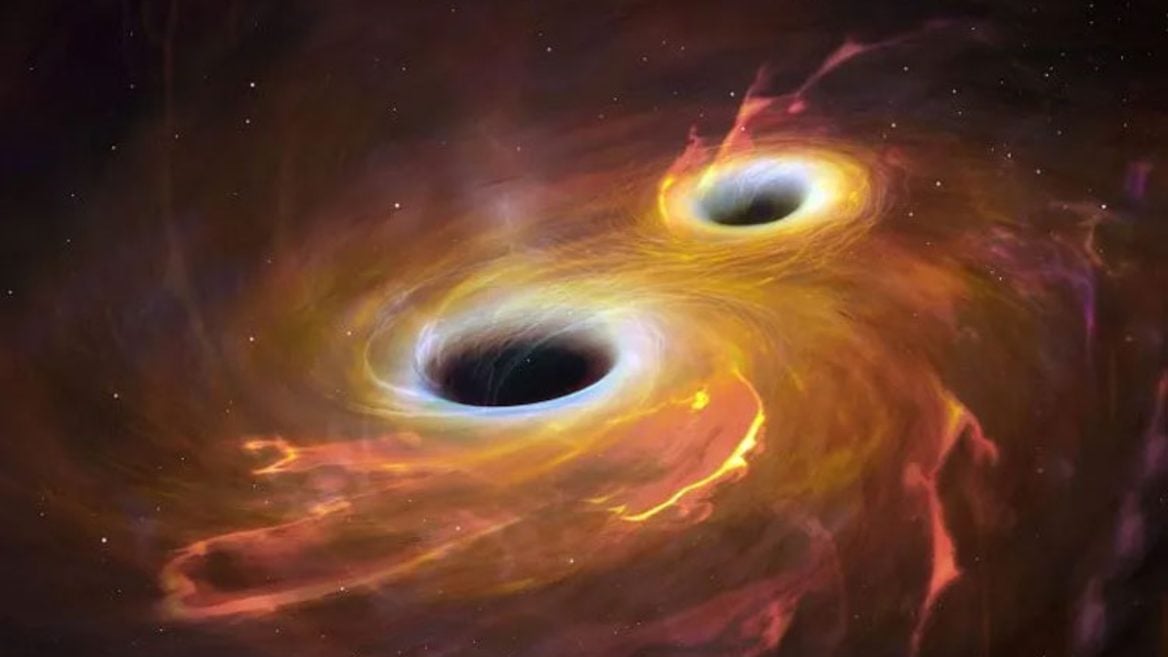 Ученые нашли две сверхмассивные черные дыры рядом и ждут когда они сольются