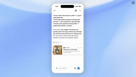 Реклама в ChatGPT появится ещё в 31 стране