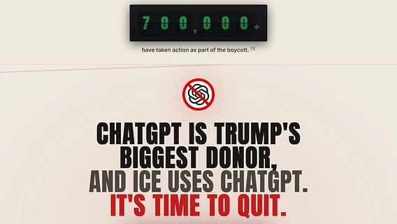 В сети вирусится кампания QuitGPT — бойкот ChatGPT