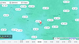 «Яндекс.Карты» начнут показывать наглядный прогноз погоды в Беларуси 