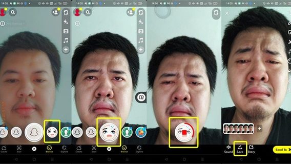 В TikTok и других соцсетях вирусится «‎плачущий фильтр»‎ из Snapchat
