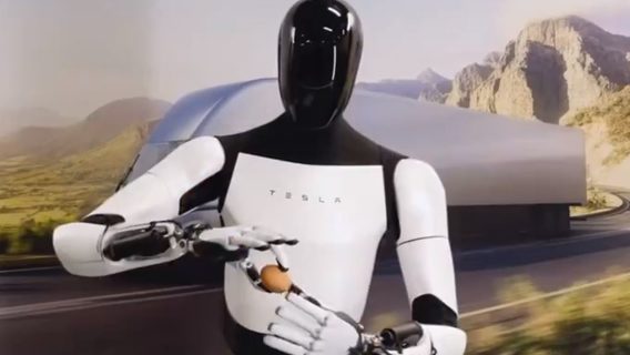Tesla обещает выпустить роботов-гуманоидов Optimus в следующем году