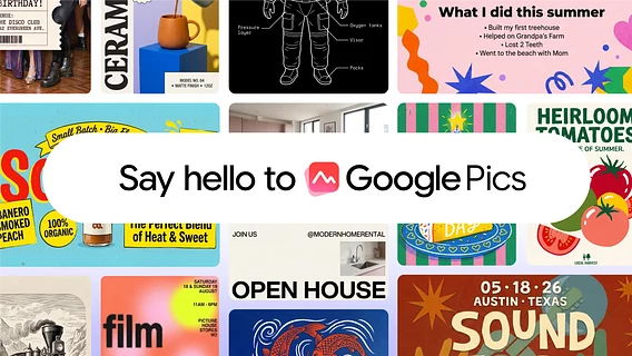 Google запускае «забойцу дызайнераў» на базе ШІ — рэдактар Pics