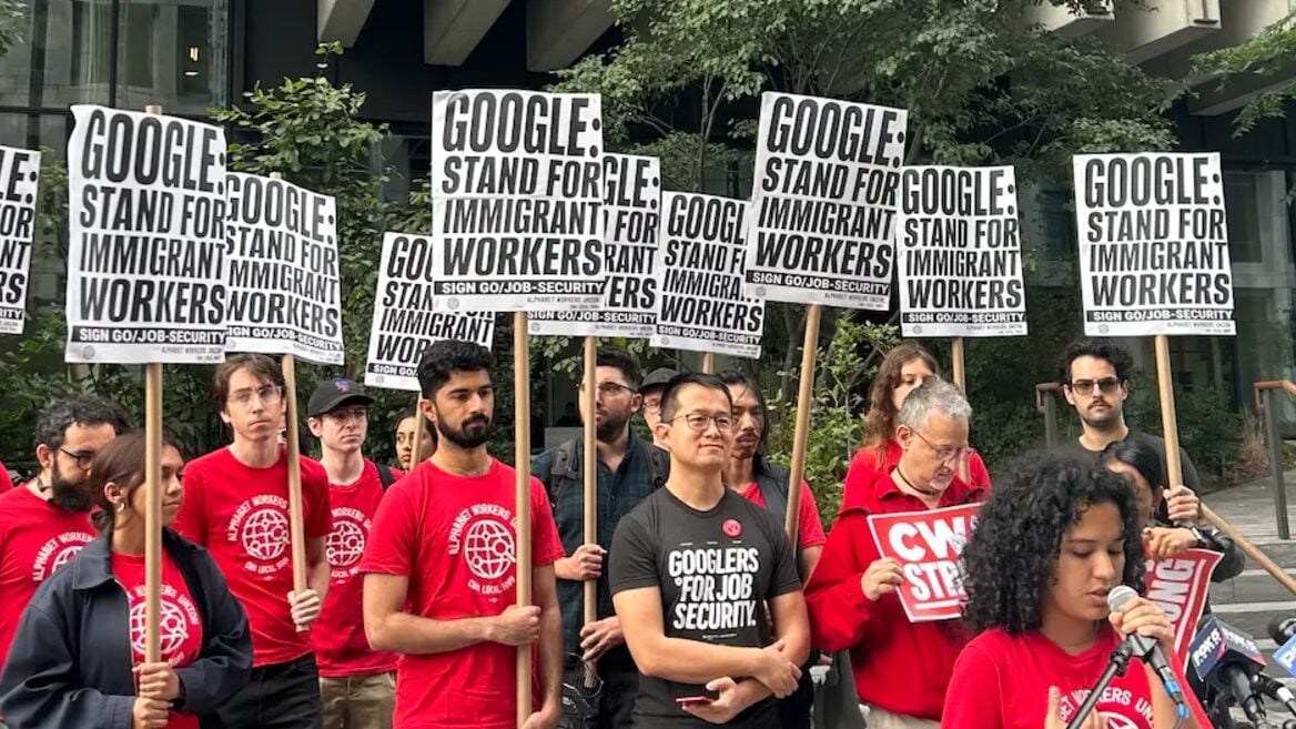 Супрацоўнікі Google пратэстуюць супраць новага збору для віз H-1B