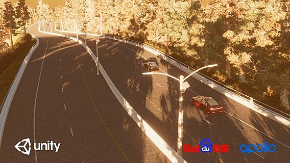 Baidu использует симуляции в Unity для тестирования беспилотных автомобилей 