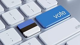 Почти половина избирателей Эстонии голосует через интернет 