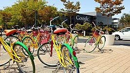 Главный офис Google «теряет» до 250 бесплатных велосипедов в неделю 
