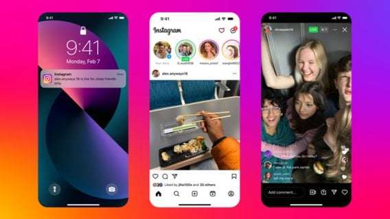 Instagram запустил трансляции только для близких друзей
