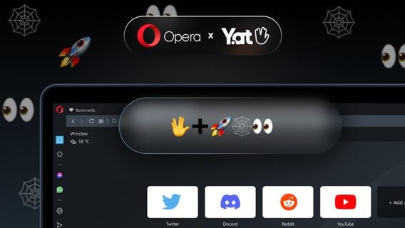 Opera теперь поддерживает веб-адреса, состоящие только из эмодзи