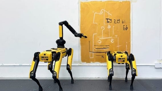 Робопсы Boston Dynamics напишут картины на выставке современного искусства