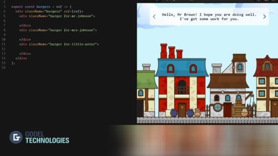 Godel JS Software Engineers создали игру, которая научит писать код