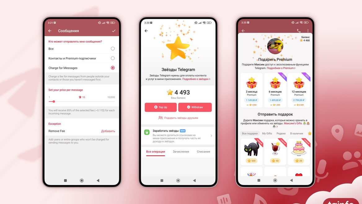 Telegram готовит функцию платных личных сообщений и платных комментариев