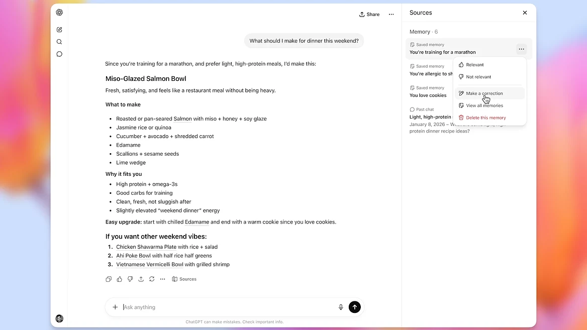 OpenAI обновила базовую модель ChatGPT&nbsp;— в&nbsp;новинке меньше галлюцинаций больше персонализации