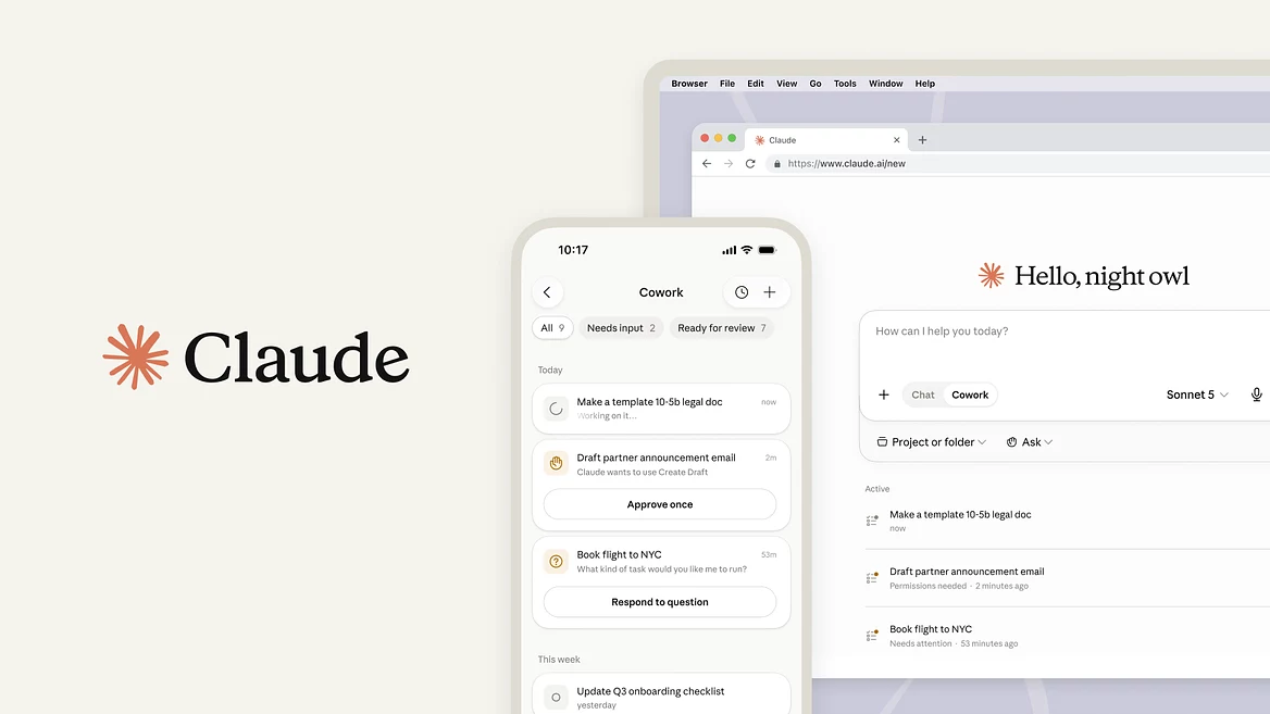 Claude Cowork вышел на смартфонах и в браузере