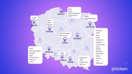 Карта компаний с беларусскими корнями в Польше. Вакансии и зарплаты