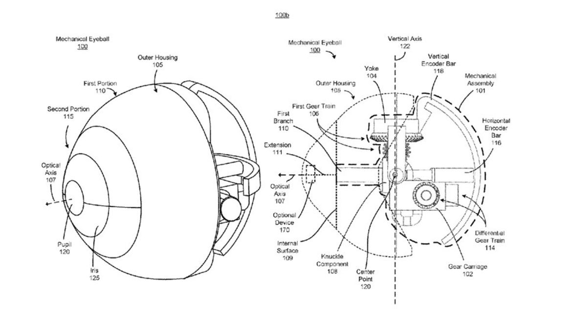 Facebook запатентовала роботизированное глазное яблоко для метавёрса