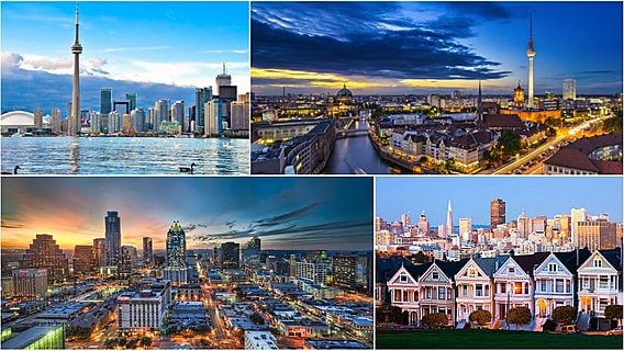 Лучшие города мира для жизни и работы в ИТ-индустрии 