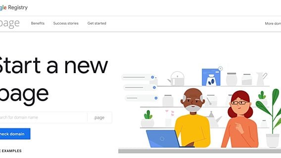Google запускает новый домен «.page» 