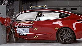 Model 3 стала первым электромобилем Tesla, получившим высшую оценку безопасности от IIHS (видео) 