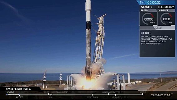SpaceX запустила вторую партию спутников Starlink — и поставила рекорд по повторному использованию ступеней 