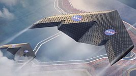 MIT и NASA разработали крыло для самолётов, которое меняет форму в полёте 